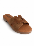 Chinelo Bege com Fivela