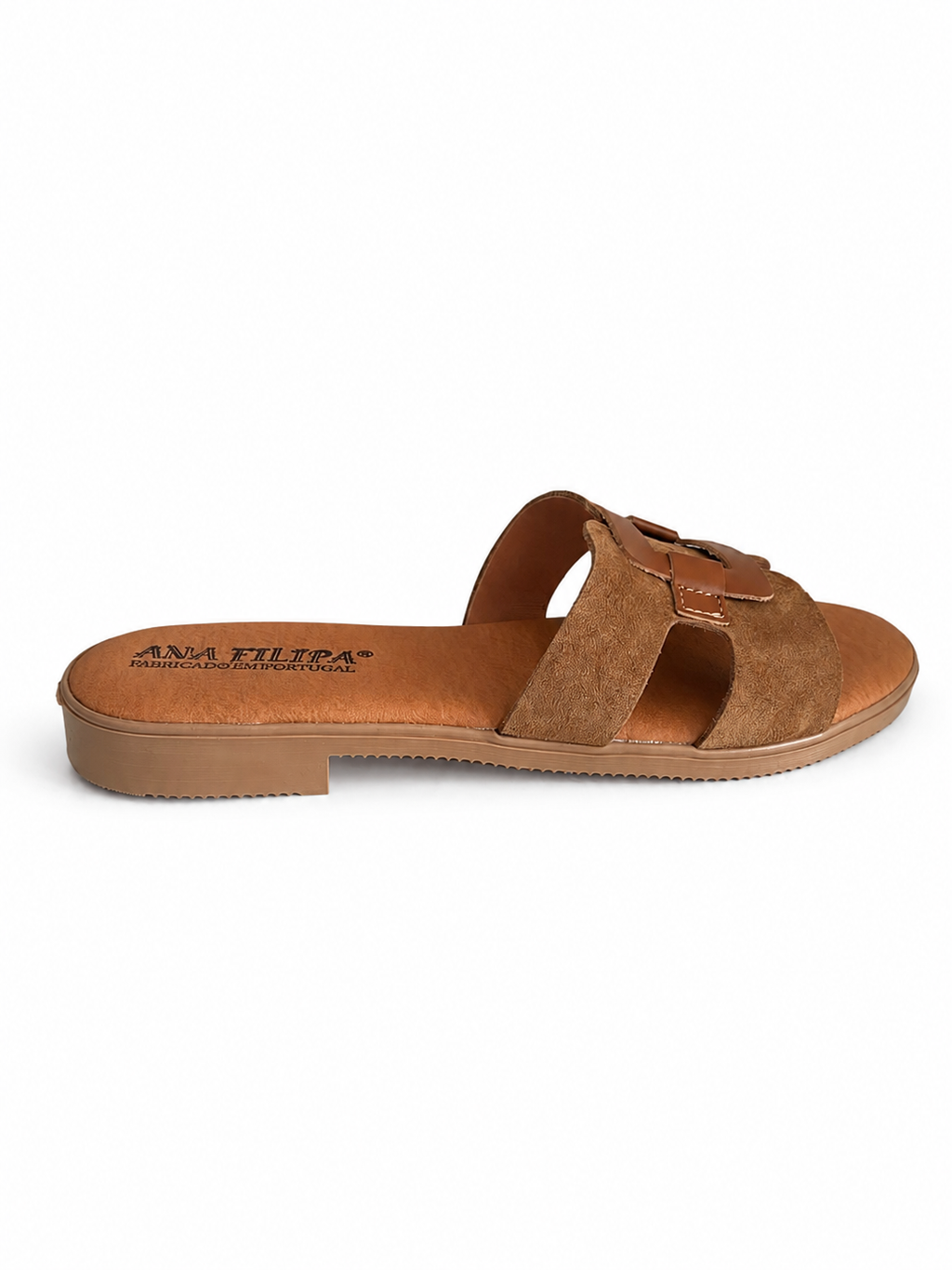 Chinelo Bege com Fivela