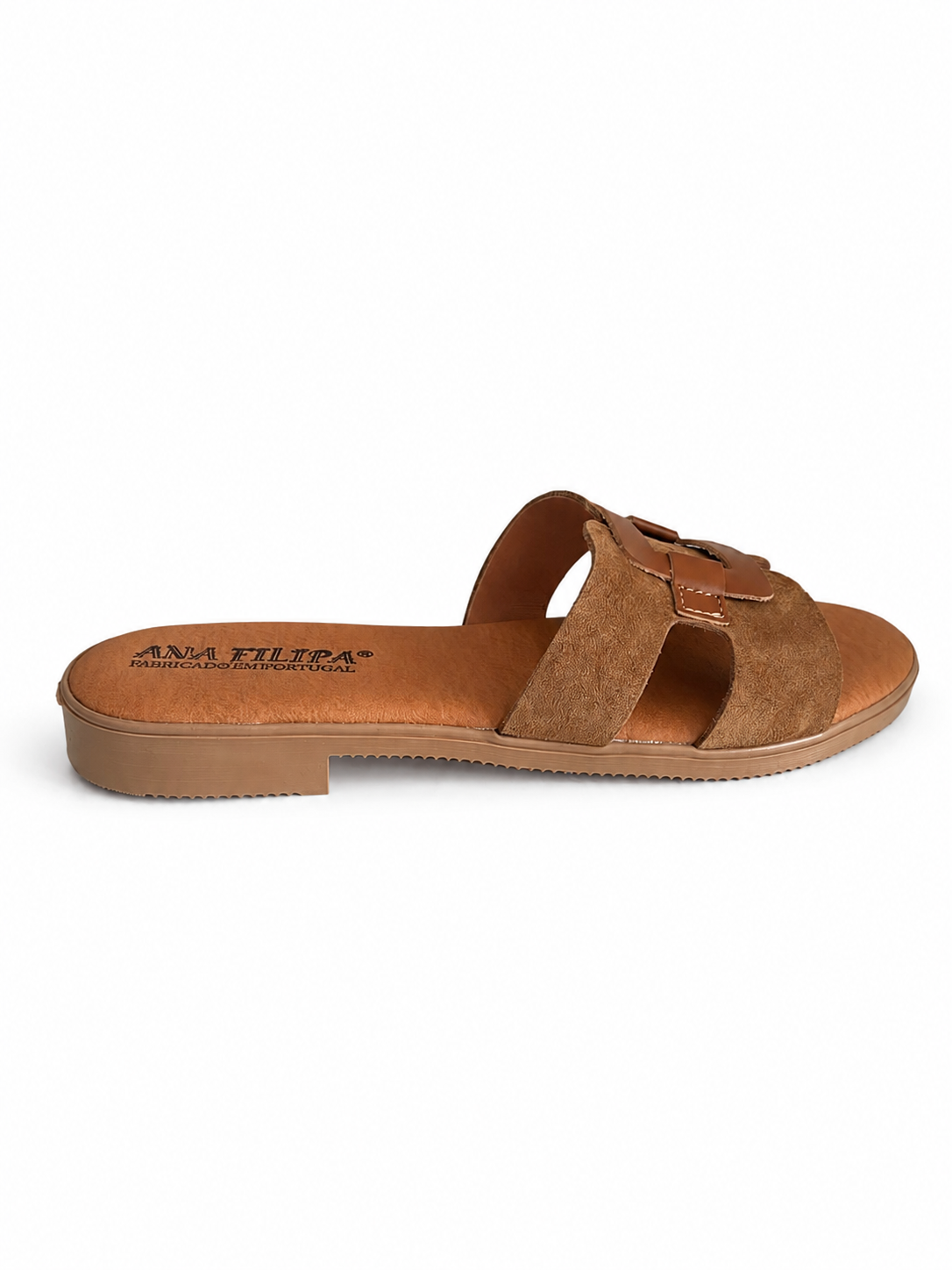 Chinelo Bege com Fivela